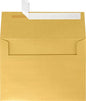 LUXPaper A7 Invitation Envelopes | Peel & Press | 5 1/4" x 7 1/4" | Gold Metallic | 80lb. Text | 500 Qty