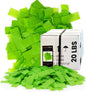 Ultimate Confetti, Light Green Biodegradable Confetti - Rectangular Flame-Resistant Tissue Paper Confetti for Cannon and Launcher use – Best for Gender Reveal, Parties, and Concerts - 20 lb, 320 oz