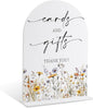 Wedding Signs for Ceremony and Reception, Boho Floral Cards And Gifts Sign, Wedding Signage with Stand, Bridal Shower Table Centerpieces, Supplies for Engagement Reception and Event Party, 30