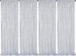 2FTx8FT Silver Glitter Sequin Curtain for Party Photography Backgrounds Wedding Backdrops Set of 4 Panels