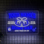 Personalized Bar Neon Sign Custom Beer Home Bar Lights Decor Acrylic Table LED Lighted Signs for Men Restaurant Coffee Man Cave Workshop Garage Poker Signs Gifts