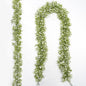 2 Pcs 5.8ft Artificial Baby Breath Flower Vines, Babys Breath Artificial Flowers Real Touch Faux Gypsophila Hanging Fake Baby's Breath Garlands for Wedding and Baby Shower Decor（White）