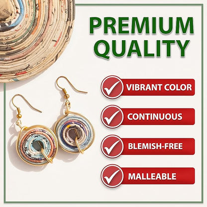 Mandala Crafts 13 Gauge Anodized Aluminum Craft Wire for Jewelry Making - 300 FT Colored Flexible Silver Copper True Blue Black Red Kelly Green Wire - Bendable for Bonsai Armature Crafting Sculpting