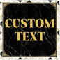 Custom Sign, Custom Street Sign, 11 Font Colors, 13 Font Styles, 4 Hole Options, 22 Sizes, 12x12 Inches, Rust Free DiBound, Fade Resistant, Made in USA by My Sign Center (Marble Tile)