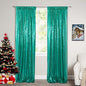 ShinyBeauty Sequin Curtain 2 Panel Set Christmas Green Glitter Background 2FTx8FT Green Sequin Backdrop Curtains Pack of 2 (Grass)