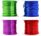 Mandala Crafts 14 Gauge Anodized Aluminum Craft Wire for Jewelry Making - 240 FT Colored Flexible Rainbow Combo Wire - Bendable for Bonsai Armature Crafting Sculpting