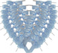 50pcs 2-1/2" Light Blue Satin Ribbon Bows with Twist Ties for Gift Wrapping Packing Christmas Decoration(Lt.Blue)