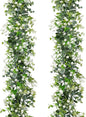 SOMYTING Artificial Eucalyptus Garland 2 Packs 6Ft Faux Eucalyptus Garlands Eucalyptus Leaves Table Greenery Garland Wreath Vines Artificial Vine Plants for Wedding Backdrop Arch Party Decor (2PCS)