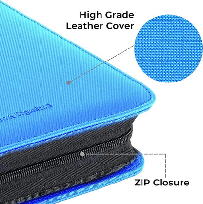 Premium ZiP Trading Cards Binder 9 Pockets, 936 Cards, Large Cards Book Album with Front Window & Lable Pocket, Card Collection Folder for TCG, MTG, Baseball, Football, Soccer and Games Cards