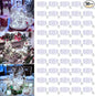 50 Pack Fairy Lights Battery Operated - 7ft 20 Led Twinkle Lights 3 Modes, Bulk Mini String Lights Waterproof for Mason Jars Vases DIY Party Wedding Decoration Christmas -Cool White