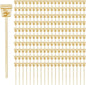 200 Pieces Wooden Coffee Stirrers, 6 inch Disposable Coffee Stir Sticks, Hot Drink Beverage Stirring Swizzle Stir Stick Coffee Mixer for Coffee, Milk, Juice, Cocktail, Chocolate