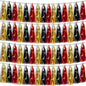 4P Black-Red Gold Foil Fringe Metallic Tassel Garland, Tassels Banner Streamers for Parade Floats, Bachelorette, Wedding, Birthday, Halloween, Christmas, Bridal/Baby Shower Party Decorations