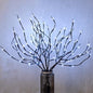 MENCH Branch Lights,6 Pcs Twig Light USB&Battery Powered 8 Flashing Modes by Remote Control.Branch Lights for Indoor, Light Up Decorations for Halloween Day and Christmas,Pure White