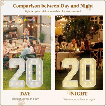Marquee Light Up Letters: 3FT Large Decorative Signs for Party Decorations Baby Shower Birthday Wedding Engagement Anniversary, 3 Feet Tall Pre-Cut DIY Foamboard Letter P - Easy to Assemble