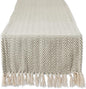 DII Woven Basic Tabletop Collection, Chevron Table Runner, 15x72, Artichoke