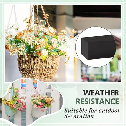 Lallisa 12 Pcs Reusable Floral Foam Blocks Water Weather Resistant Dry Floral Foam for Artificial Flower Arrangements Outdoor Flower Boxes Outside Hanging Planters Wedding Home Decor (6 x 3 x 2.5'')