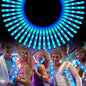 Foam Glow Sticks Bulk, 30 PCS Blue Light Up Foam Sticks 3 Modes, Glow Party Supplies for Wedding,Raves, Carnival, Concert, 4th of July, Halloween, Christmas, New Year