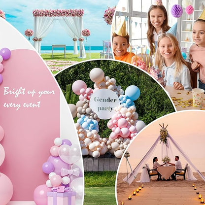 LEBENGURU Upgraded 6FT Wedding Arch Cover, Dusty Pink Spandex Fitted Arch Backdrop Cover, Round Top Chiara Stand Covers for Birthday Party Baby Shower Banquet Balloon Décor