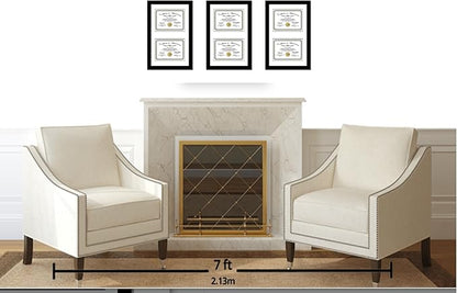 Creative Picture Frames 10X16Bk-W Black Vertical Double Diploma Frame With 2 Opening White Matting | Holds 2-6X8-Inch Documents With Installed Wall Hanger