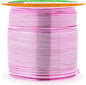 Mandala Crafts 22 Gauge Anodized Aluminum Craft Wire for Jewelry Making - 100 FT Colored Flexible Pink Wire - Bendable for Bonsai Armature Crafting Sculpting