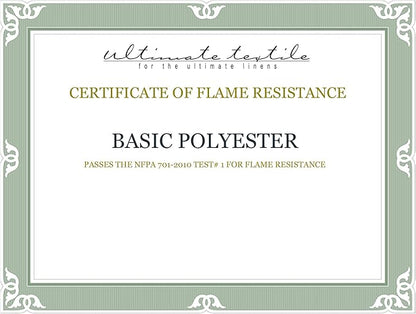 Ultimate Textile Pleat Polyester Fabric Table Skirt - Machine Washable Flame Resistant with Clips for Events, Weddings & Trade Shows, Cut & Sewn in Paterson, NJ - Silver, 21' Box Pleat