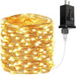 66Ft 200 LED Fairy Lights Plug in, Waterproof String Lights Outdoor & Indoor 8 Modes Christmas Light Bedroom Decor, Timer Twinkle Lights for Girl's Room Garden Party Christmas Decorations (Warm White)
