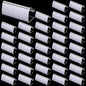 36 Pieces Table Skirting Clips Clear Tablecloth Clips for Indoor Outdoor Events Wedding Meeting Party Picnic Banquet