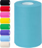 Deep Peacock Blue Tulle Fabric Rolls 6 Inch by 100 Yards (300 feet) Tulle Roll Spool Fabric for DIY Tutu Skirt Baby Shower Birthday Party Wedding Decorations Christmas Craft Supplies