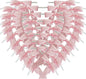 50pcs 2.5" Light Pink Polyester Satin Ribbon Bows with Twist Ties for Gift Wrapping Packing Easter Rabbit Decoration (Lt.Pink)