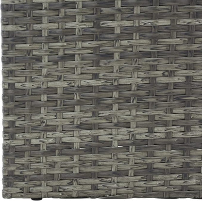 SAFAVIEH Outdoor Collection Rita Grey/Brown Woven Rectangular Flower Rack