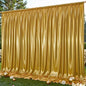 Dark Gold Glitter Backdrop Curtain for Parties Wedding,10Ft x 10Ft Satin Shimmer Photo Backdrop,Non-Wrinkle Sparkle Drapes for Backdrop,Back Drop for Photography, Birthdays,Weddings,Prom