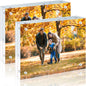 2 Pack 8x10 Acrylic Picture Frames - 20% Thicker Double Sided Magnetic Frame with UV Protection - Freestanding Clear Frameless Display for Tabletops - Modern Photo Frame Set for Home & Office Decor