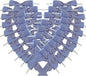50pcs 2-1/2" Smog Blue Satin Ribbon Bows with Twist Ties Smog Satin Ribbon Bows for Candy Party Decoration Gift Packing Wrapping Accessories(2.5”,Airy Blue)