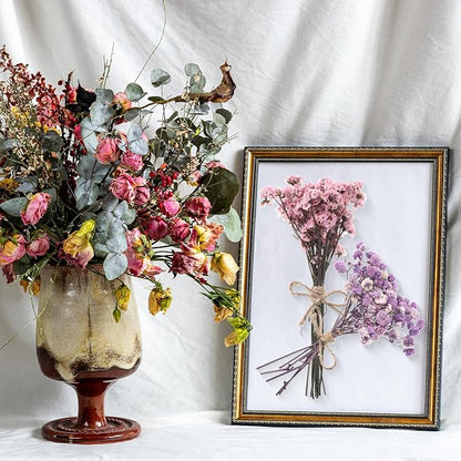 10/12/24/36 Pack Mini Dried Flowers for Vase Wedding Various Mini Bouquet Dried Small Wildflowers Natural Flowers Bulk for Crafts DIY Decor (36, Multicolor)