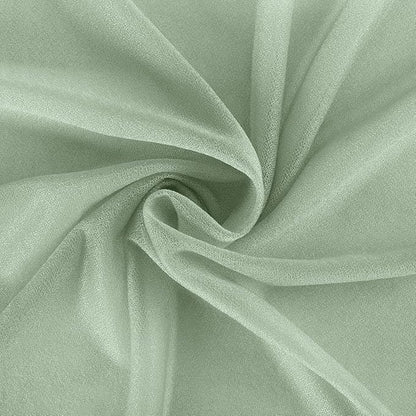 Sage Green 2 Panels Wedding Arch Draping Fabric 29" x 20Ft Sheer Drapes Outdoor Curtain for Wedding Party Baby Bridal Shower Arch Ceiling Backdrop Decor
