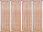 Rose Gold Sequin Backdrop Curtains Panels 4 Pieces 2FTx8FT Wedding Backdrop for Bridal Shower Brithday Party Decor