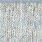 2 Pack Silver Backdrop Curtain Tinsel Streamers Sparkle Metallic Wavy Foil Fringe Photo Booth Props for Birthday Graduation Bachelorette New Year Christmas Wedding Disco Party Decorations