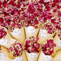 20+ Cups Mix Real Rose Petals Biodegradable Wedding Confetti, 2 QT of Pink Red Flower Jasmine for Ctaft Proposal Party Decor Flower Girls, Bath salt Candle Soap Making