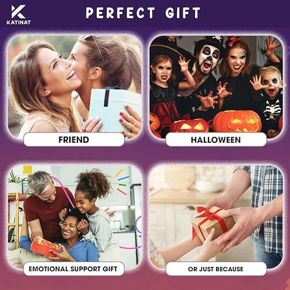 Positive Ghost Affirmation Jar – Emotional Support Ghosts Jar, Boo Basket Stuffers for Women, Teens, Funny Halloween Gifts for Women, Kids, Teens, – Cute Halloween Basket Stuffers Ideas