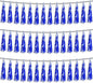3P Blue Foil Fringe Metallic Tassel Streamers Banner Tassel Garland for Parade Floats, Bachelorette, Wedding, Birthday, Halloween, Christmas, Bridal/Baby Shower Party Decorations