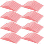 6000 Count Coffee Cocktail Stirrers Straws Disposable Plastic Sip Stir Sticks Cocktail Drink Stirrers Sticks Cups Straws for Bars Juice Drinking(Pink,5 Inch)