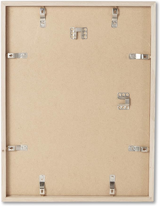 Opposite Wall - 24x36 in - Natural Solid Oak Wood Picture Frame - Lightweight, Versatile & Shatterproof - Large Wall Hanging Photo or Poster Frame - Wall Decor for Office, Gallery & Home