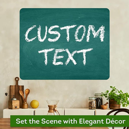 Custom Sign, Custom Street Sign, 11 Font Colors, 13 Font Styles, 4 Hole Options, 22 Sizes, 24x30 Inches, Rust Free DiBound, Fade Resistant, Made in USA by My Sign Center (Chalkboard Green)