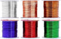 Mandala Crafts 20 Gauge Anodized Aluminum Craft Wire for Jewelry Making - 450 FT Colored Flexible Silver Copper True Blue Brown Red Kelly Green Wire - Bendable for Bonsai Armature Crafting Sculpting