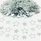 Confetti Star Sequins Table Confetti Metallic Foil Sprinkles or DIY Birthday Wedding Engagemetn Christamas New Year Theme Party Celebrations Favor Party Supplies(Silver,2 SIZE)
