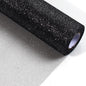 ICOSHOW Sparkling Tulle Rolls, 15” by 30 Yards (90FT) Glitter Tulle Spool Ribbon Fabric for Wedding Birthday Bridal Shower Tutu Skirt Party Gift Wrapping(Black)