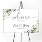 Wedding Welcome Sign, Personalized Custom Wedding Sign, Printed Wedding sign