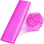 Crystal Organza Tulle Sheer Fabric Backdrop Curtains for Wedding Baby Shower Birthday Party Event Decor, 19” by 30 Yard (Rose)