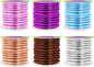 Mandala Crafts 8 Gauge Anodized Aluminum Craft Wire for Jewelry Making - 120 FT Colored Flexible Silver Copper Purple Pink Brown Ice Blue Wire - Bendable for Bonsai Armature Crafting Sculpting