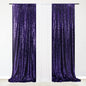 Eternal Beauty Sequin Backdrop Curtains, 2x8 Ft-2 Panels Purple Back Drop for Shimmer Photography Party Wedding Birthday Decor